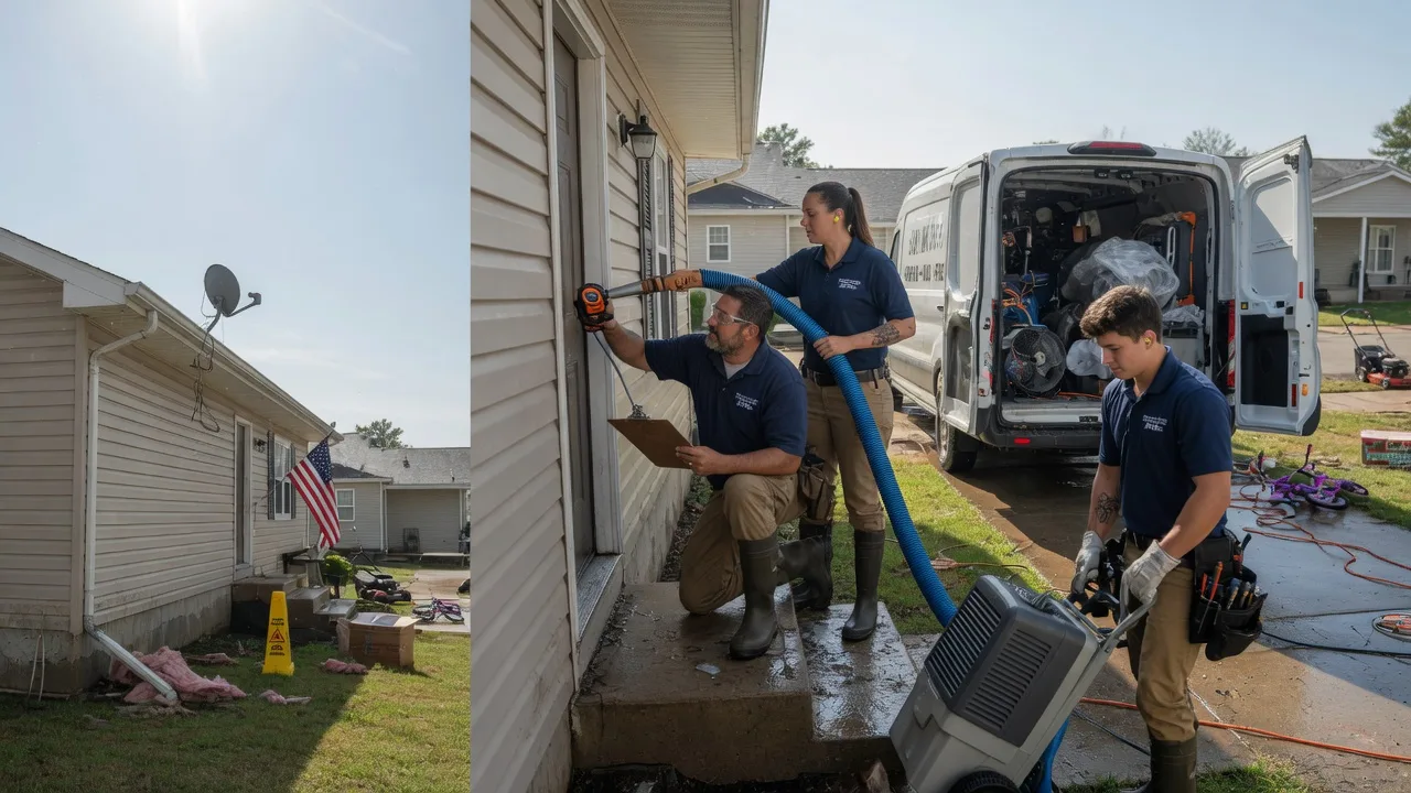 Ceiling Water Damage Restoration in La Salle, TX near me